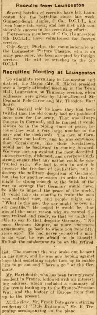 Western Times - Saturday 05 September 1914 