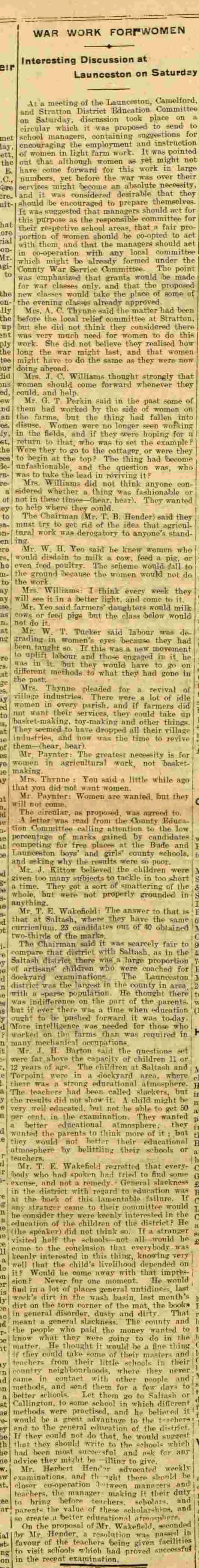 Western Times - Tuesday 03 August 1915