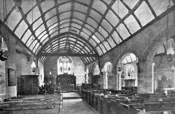 St. Peter's Church, Ashwater, interior. By J. Stabb