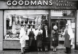 Lewis Goodman 1, Church Street. With , Mark Tilley, Joe Wonnacott, Margaret Bray, Mrs. Goodman and Lewis Goodman.