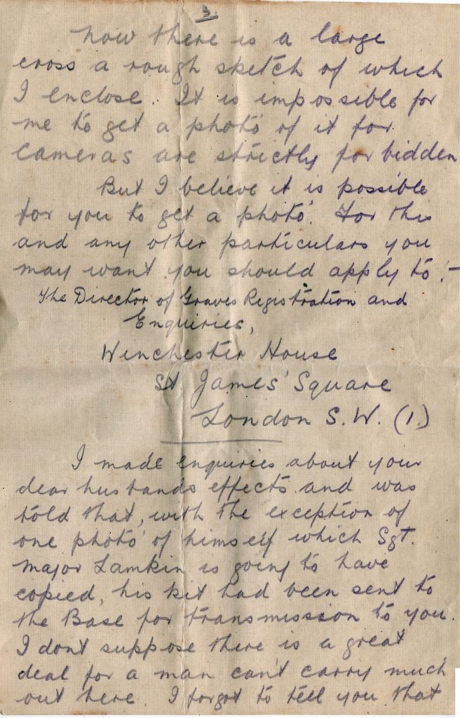 A. J. Boyd's letter to Mrs Cavey September 18th, 1917, Page