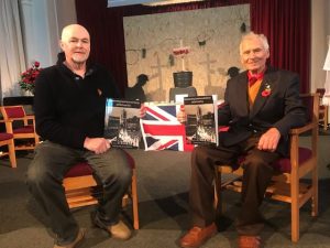 Roger Pyke and Jim Edwards show off their book