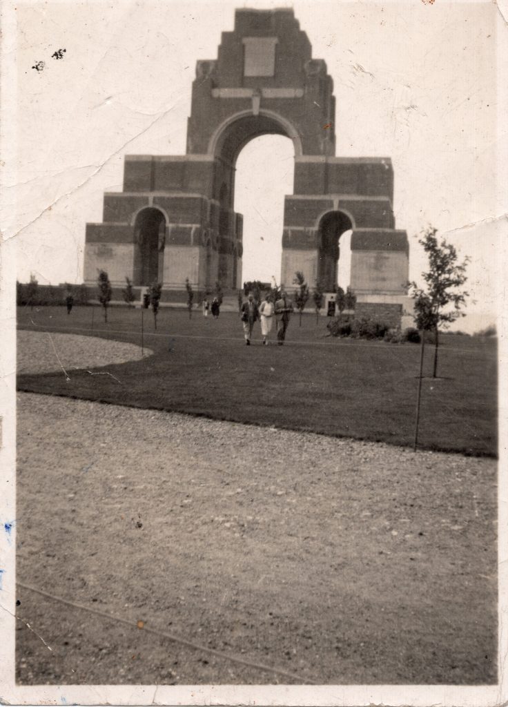 Thiepval Memorial August 2nd, 1937