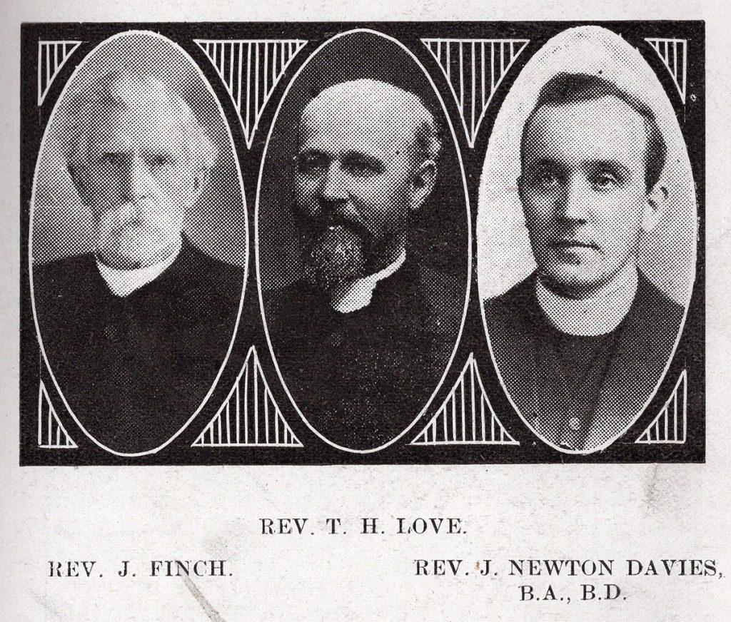 Launceston Wesleyan Ministers in 1916