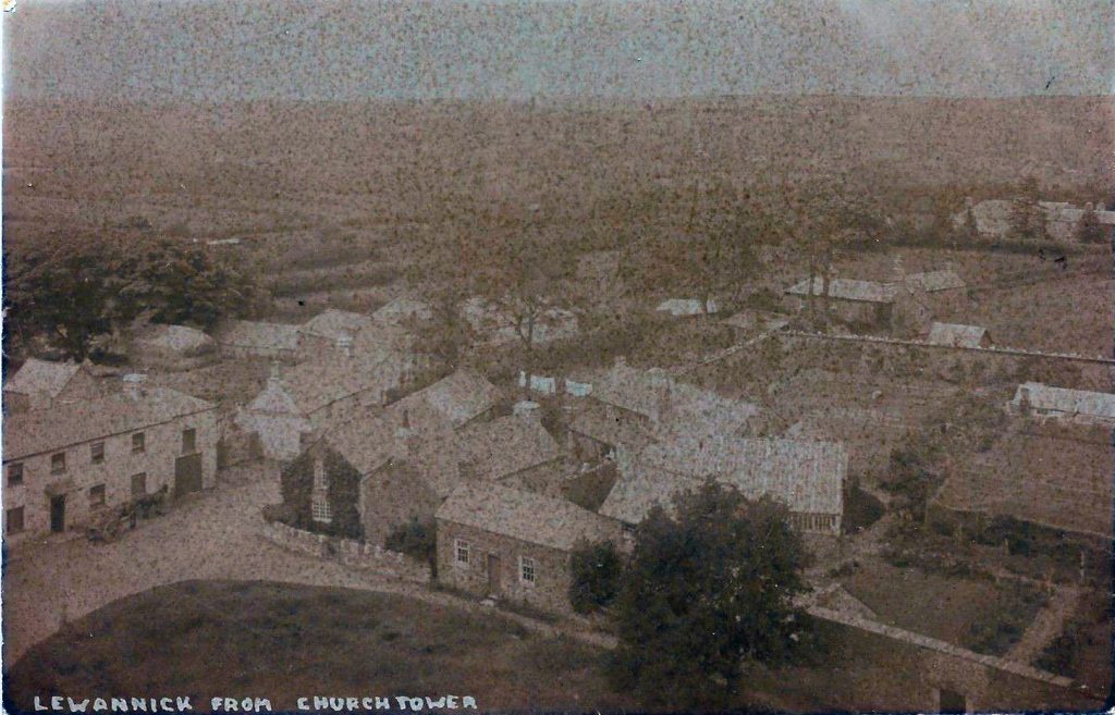 Lewannick from the Church Tower c 1900