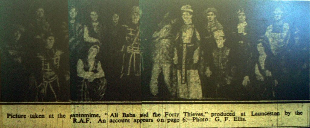 Cast of Ali Babba January 1944.