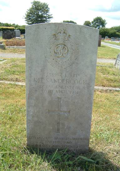 Lance Sergeant Richard Sandercock Headstone