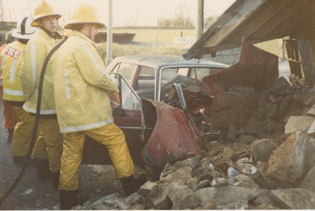 RTC at Trebursye on the old A30, February 25th, 1988. 