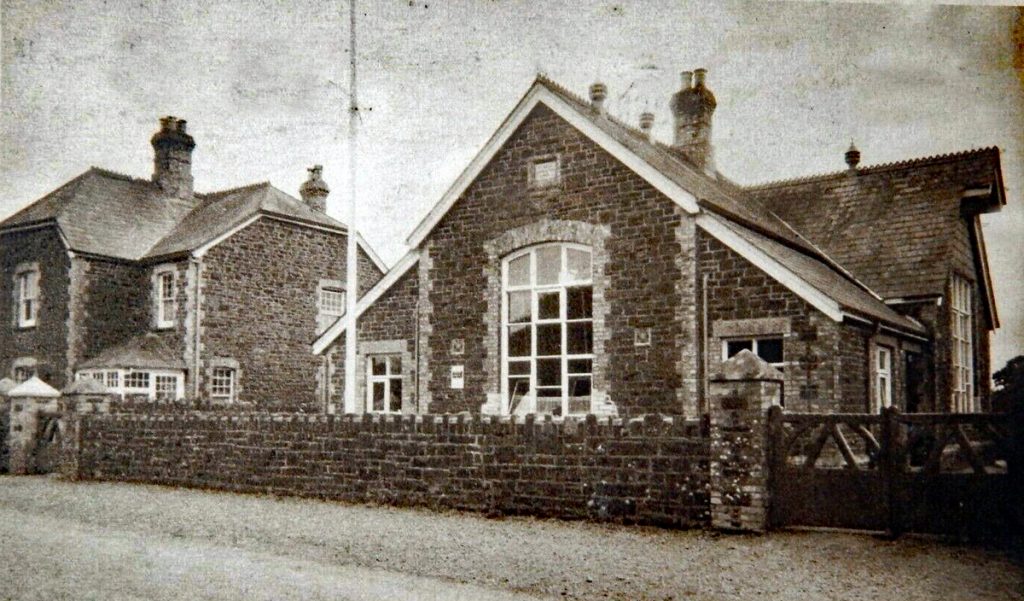 St. Giles on the Heath Primary School, 1945.