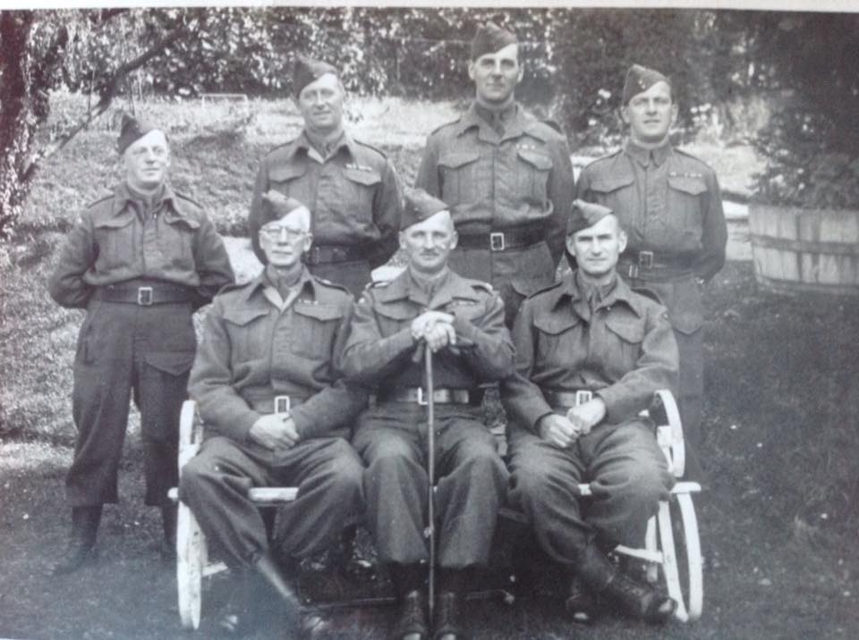 Officers of the Launceston Home Guard. 1941. Photo courtesy of Steph Notley.