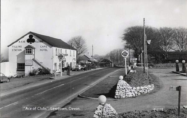 The Ace of Clubs, Lewdown in the late 1950's.