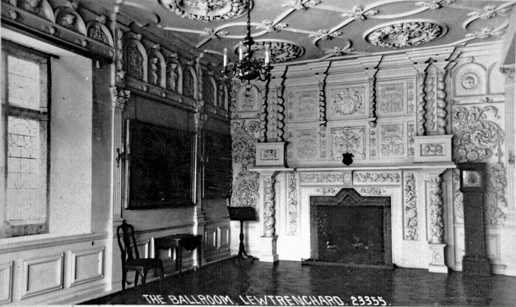 Lewtrenchard Manor Ballroom c.1915