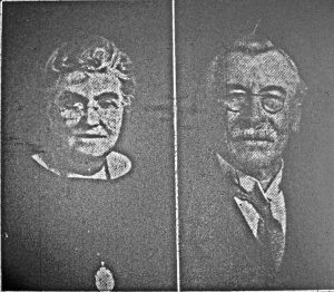 Sir Alfred Robbins and his wife in 1924.