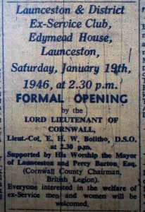 Edymead House Official Opening 1946
