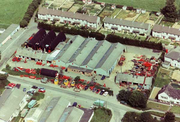 1970's Aerial of Hurdon Way, Launceston.