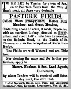 Launceston Weekly News, and Cornwall & Devon Advertiser. - Saturday 16 March 1861