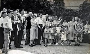 Event at Edymead House in the 1950s. Photo courtesy of Beryl Parish