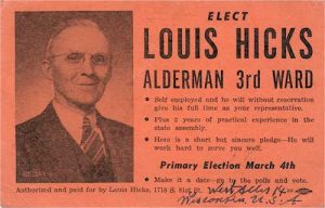 Alderman Louis Hicks