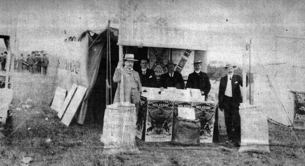 Barriball and Sons stall at the Launceston Horse Show.