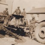 Clearing up W. Lakeman's Blacksmithy after its collapse Bill Tippett (by tractor) Walter Hicks & Bill & Frank Wickett. Photo courtesy of Gary Lashbrook. Clearing up W. Lakeman's Blacksmithy after its collapse Bill Tippett (by tractor) Walter Hicks & Bill & Frank Wickett. Photo courtesy of Gary Lashbrook.