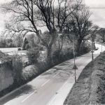 A30 looking westwards towards Clampitts, taken from the Launceston College Footbridge in 1974. Photo courtesy of Steve Dymond.