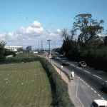 A30 from the Launceston College Footbridge looking towards the College. Photo courtesy of Colin Barrett.