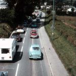 A30 west wards towards Pennygillam Cross taken from the Launceston College Footbridge. Photo courtesy of Colin Barrett.