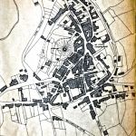 Launceston town map from the mid 19th century