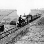 North Cornwall Railtour on Treneglos embankment.