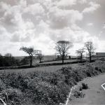 South Petherwin road towards the Pennygillam Industrial Estate entrance in 1974. Photo courtesy of Steve Dymond
