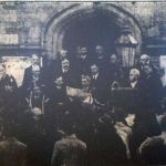 The Proclamation of King Edward VIII in January 1936 being read out by the mayor on the town hall steps.