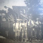 The captured German WW1 guns that sat on the top of Windmill Pleasure Grounds are loaded up in 1937 after being sold for scrap metal.