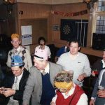 White Horse Inn with the Waysiders playing. In the picture are Pat Hinfey, Clare Body, Bill, Dave Frost, Mervyn Parnell, Bet Frost, Keith Scoble, Briand Barriball and Mike West.