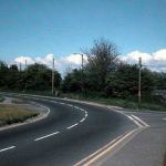 The A30 as it winds its way past the Launceston College and Hurdon junctions. Photo courtesy of Colin Barrett.