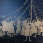 Altarnun C OF E School maypole dancers in 1911.