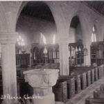 Altarnun Church interior in 1934
