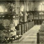Altarnun Church interior in 1901