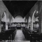Altarnun Church interior in 1930