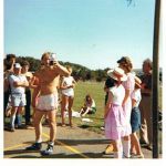 Ashley Burford at a Altarnun Carnival sports day in the late 1970's. Photo courtesy of Chris Brown.