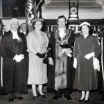 Mayor Cecil Robins and his Mayoress Gwendoline Robins pose for a civic photo at the time of the Royal visit in 1956. Mayor Cecil Robins and his Mayoress Gwendoline Robins pose for a civic photo at the time of the Royal visit in 1956.