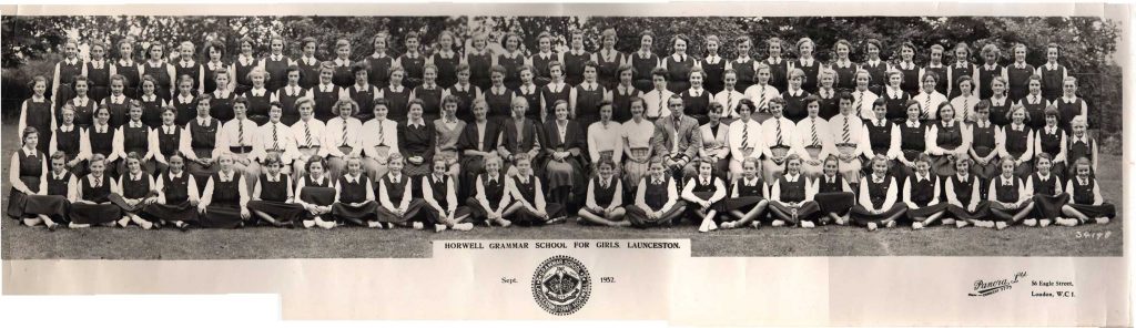 Horwell Girls Grammar School in 1952.