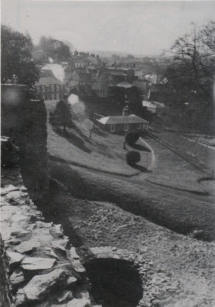 Launceston Castle lodge in 1982.
