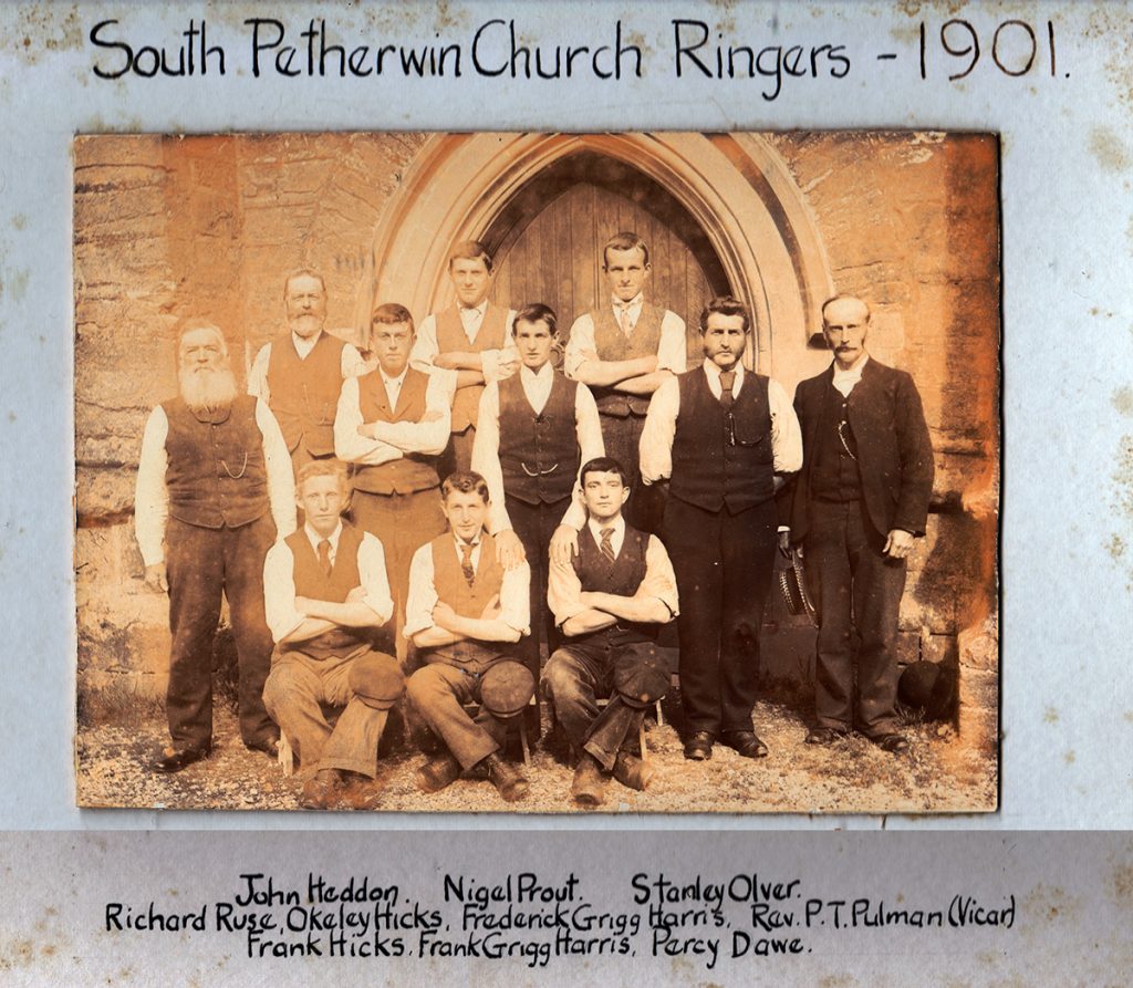 South Petherwin Bell-ringers from 1901.