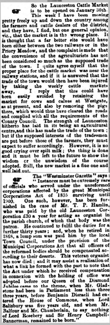 Launceston Town Council 1900 | Launceston Then!