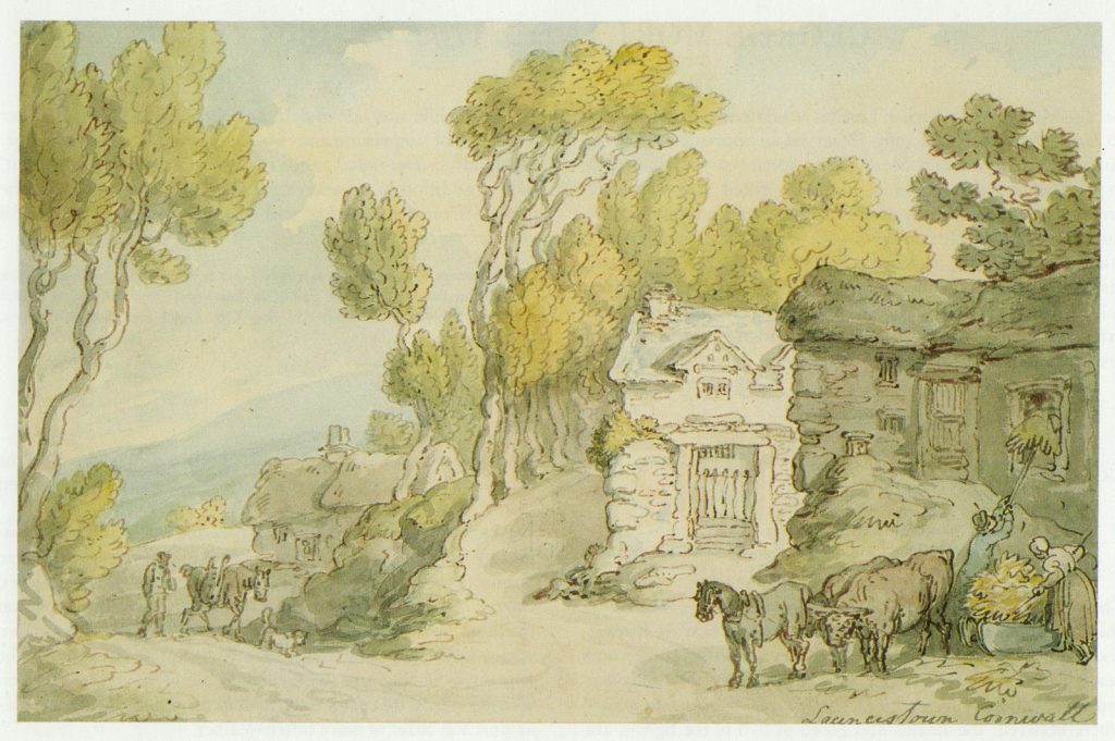 Launceston, Cornwall, Thomas Rowlandson c.1790