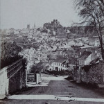 Launceston from St. Stephens Hill c.1900. Photo by Henry Hayman. Launceston from St. Stephens Hill c.1900. Photo by Henry Hayman.
