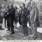 The official opening of the British Legion Houses at the fete in July 1929.