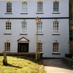 Looking toward Church Stile House from the Church Yard.