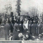 Commemorative stone laying ceremony in December 1931.