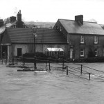 Flooded Kensey December 1980. Flooded Kensey December 1980.